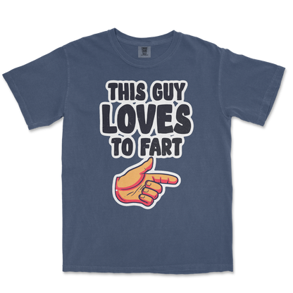 Comfort Colors T-Shirt Who Farted  in Midnight