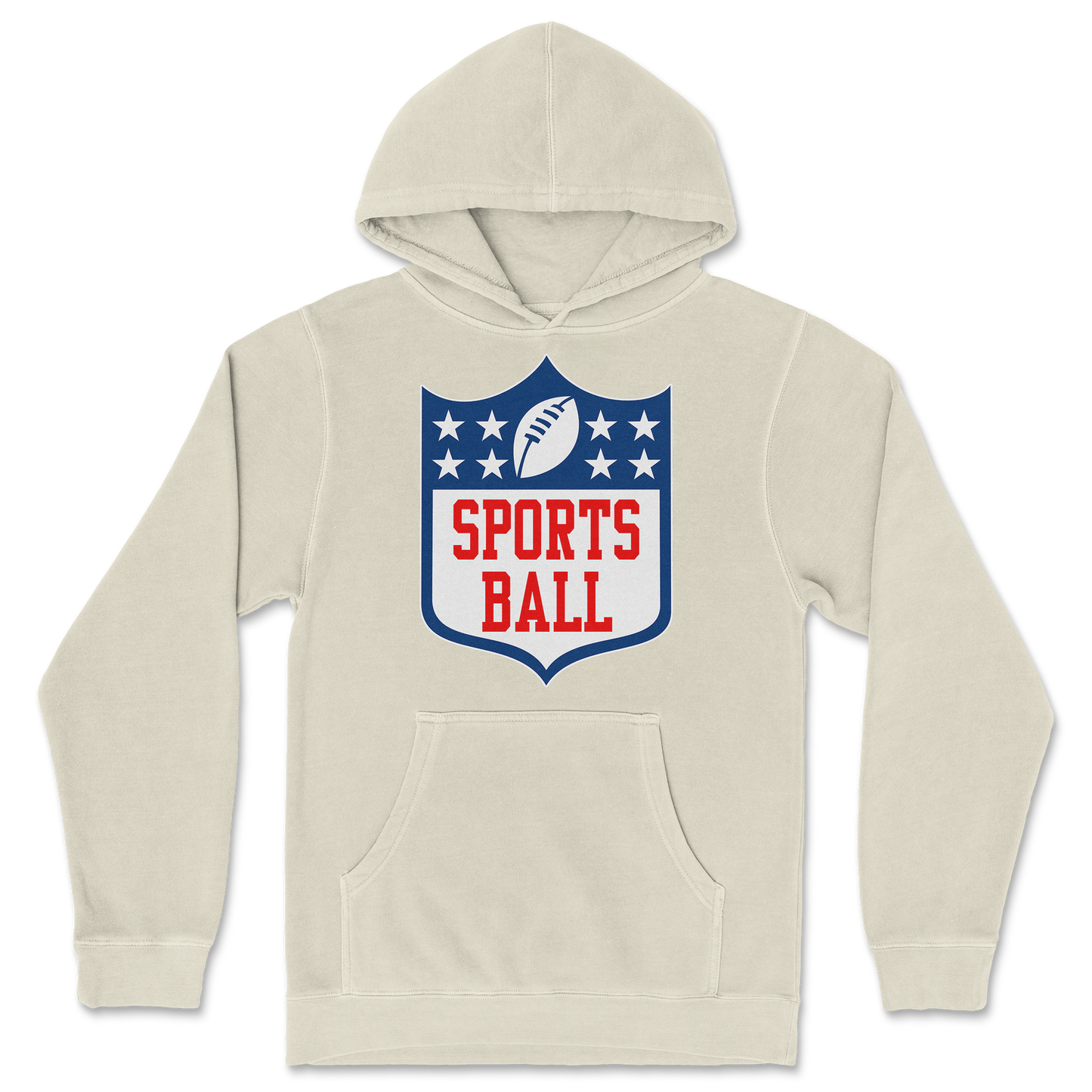 Independent Clothing Co. Hoodie Sports Ball in Ivory