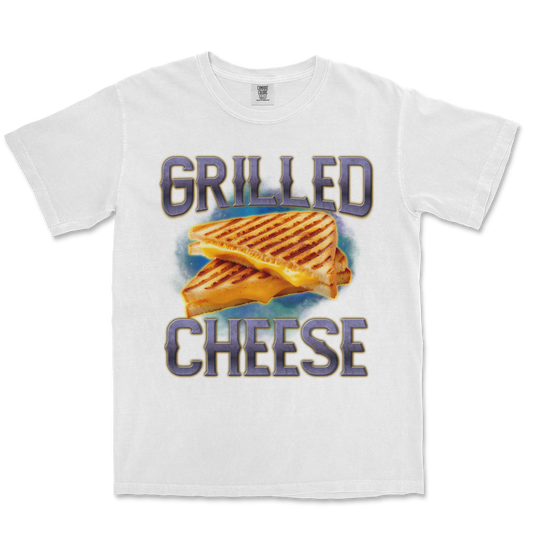Comfort Colors T-Shirt Grilled Cheese  in White