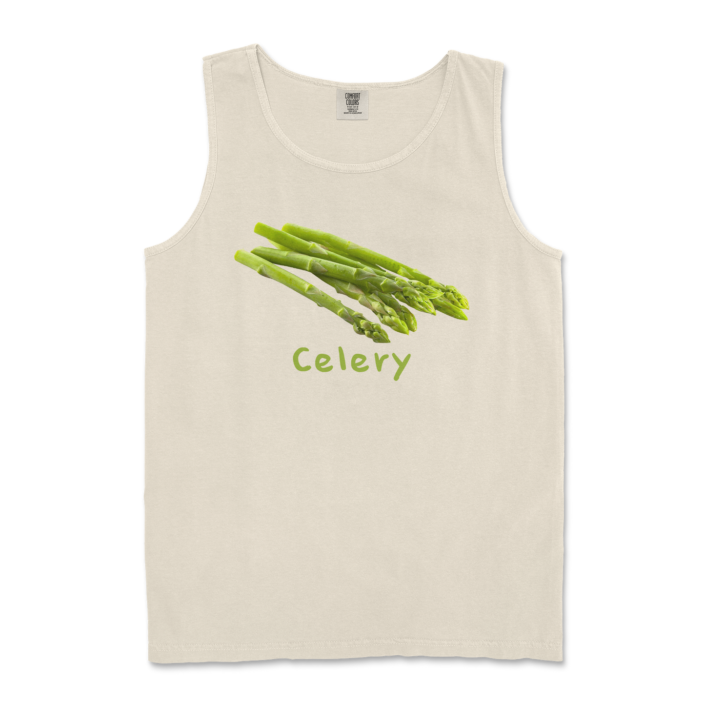 Comfort Colors Tank Top Celery in Ivory