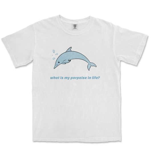 Comfort Colors T-Shirt Porpoise in White