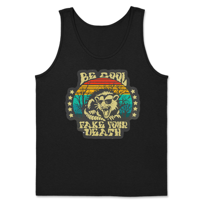 Heavy Blend Tank Top Fake Your Death in Black