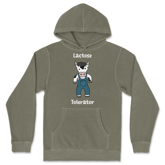 Independent Clothing Co. Hoodie Lactose Tolerator  in Olive