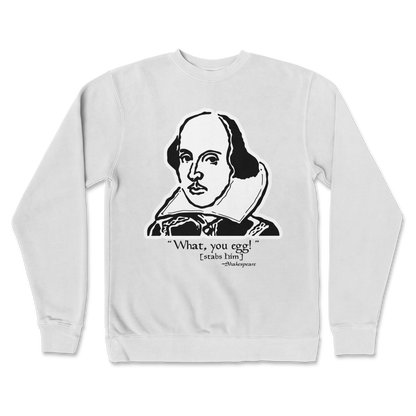 Independent Clothing Co. Crew Neck Shakespeare Quote  in White