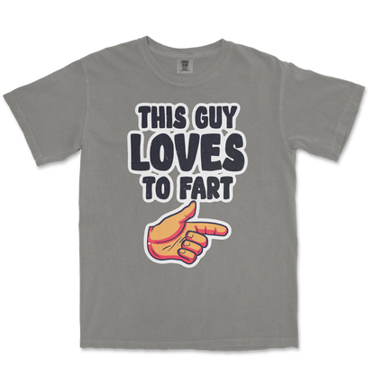 Comfort Colors T-Shirt Who Farted  in Grey