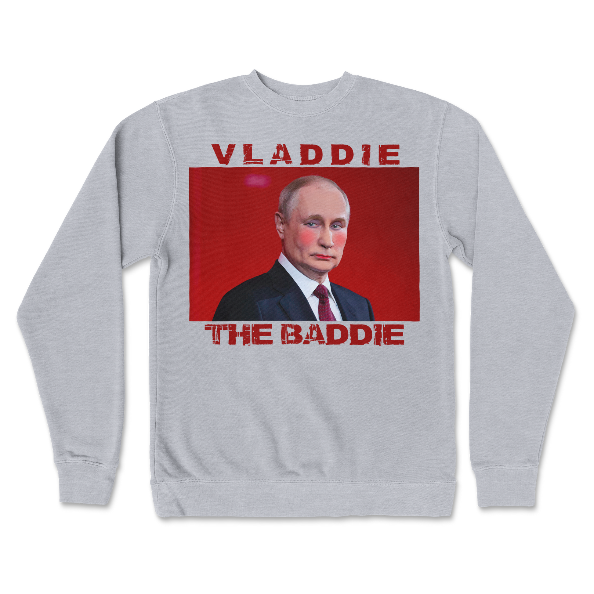 Independent Clothing Co. Crew Neck Vladdie The Baddie in GreyHeather