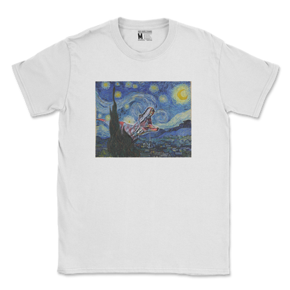 Gildan SoftStyle T-Shirt Van Gogh but Cooler in White