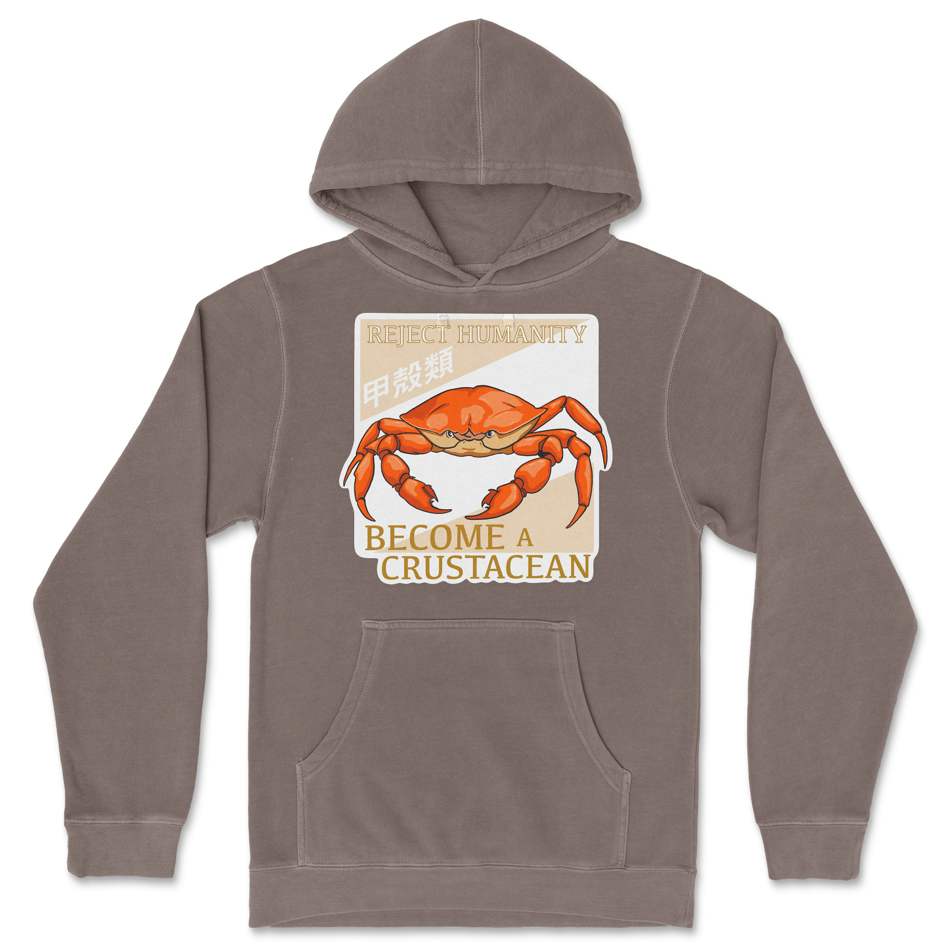 Independent Clothing Co. Hoodie Embrace the Crab in Clay