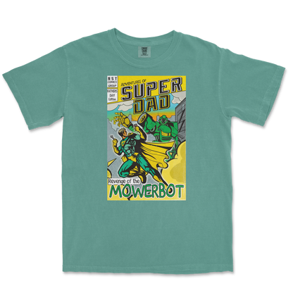 Comfort Colors T-Shirt Super Dad in Light-Green