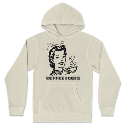 Independent Clothing Co. Hoodie Coffee Poops  in Ivory