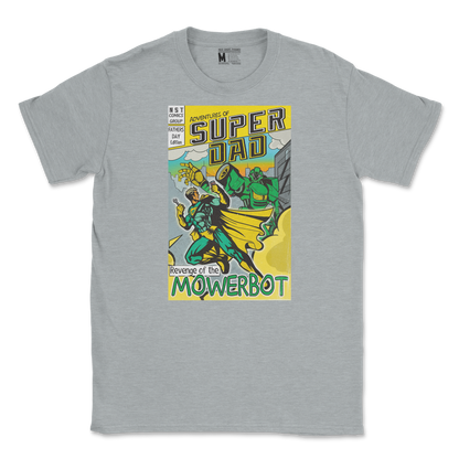 Gildan SoftStyle T-Shirt Super Dad in Sport-Grey