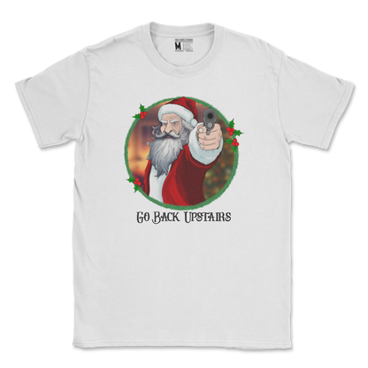 Gildan SoftStyle T-Shirt Angry Santa  in White