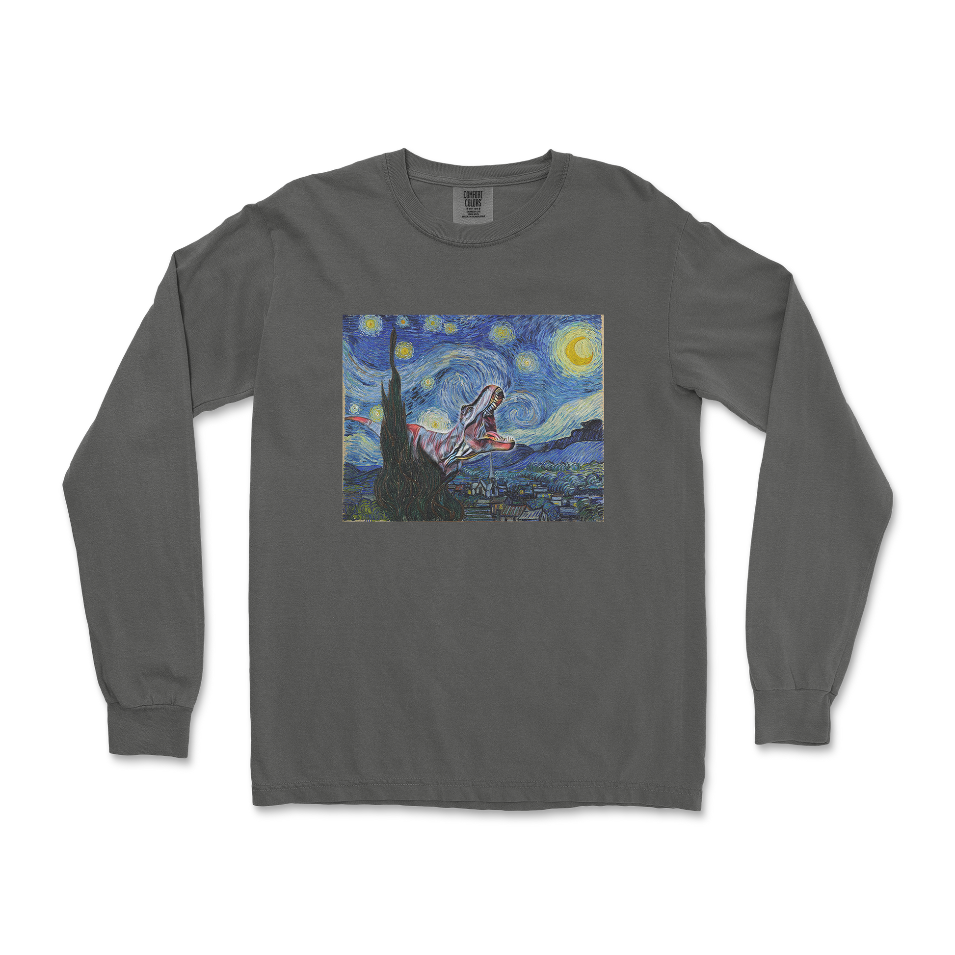 Comfort Colors Long Sleeve Van Gogh but Cooler in Pepper