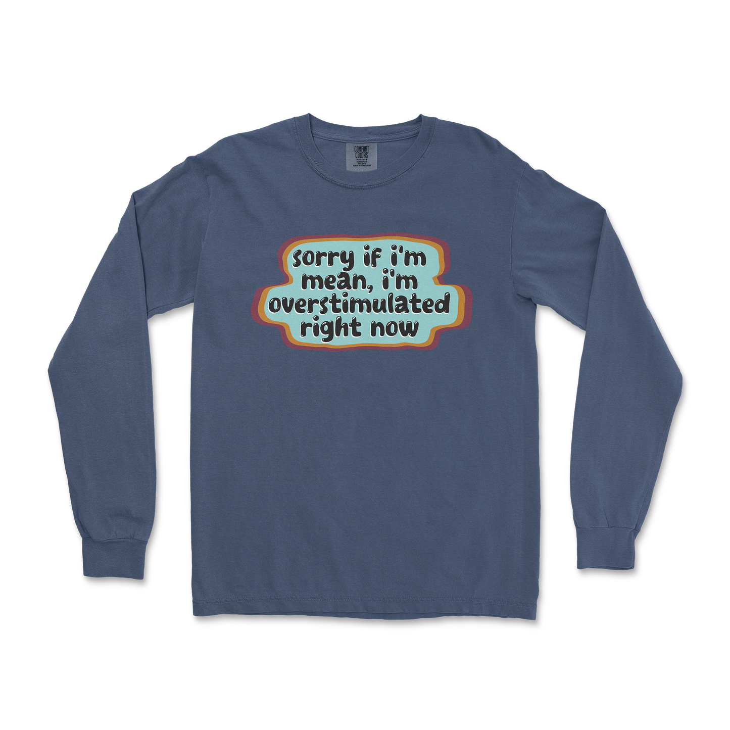 Comfort Colors Long Sleeve in Midnight