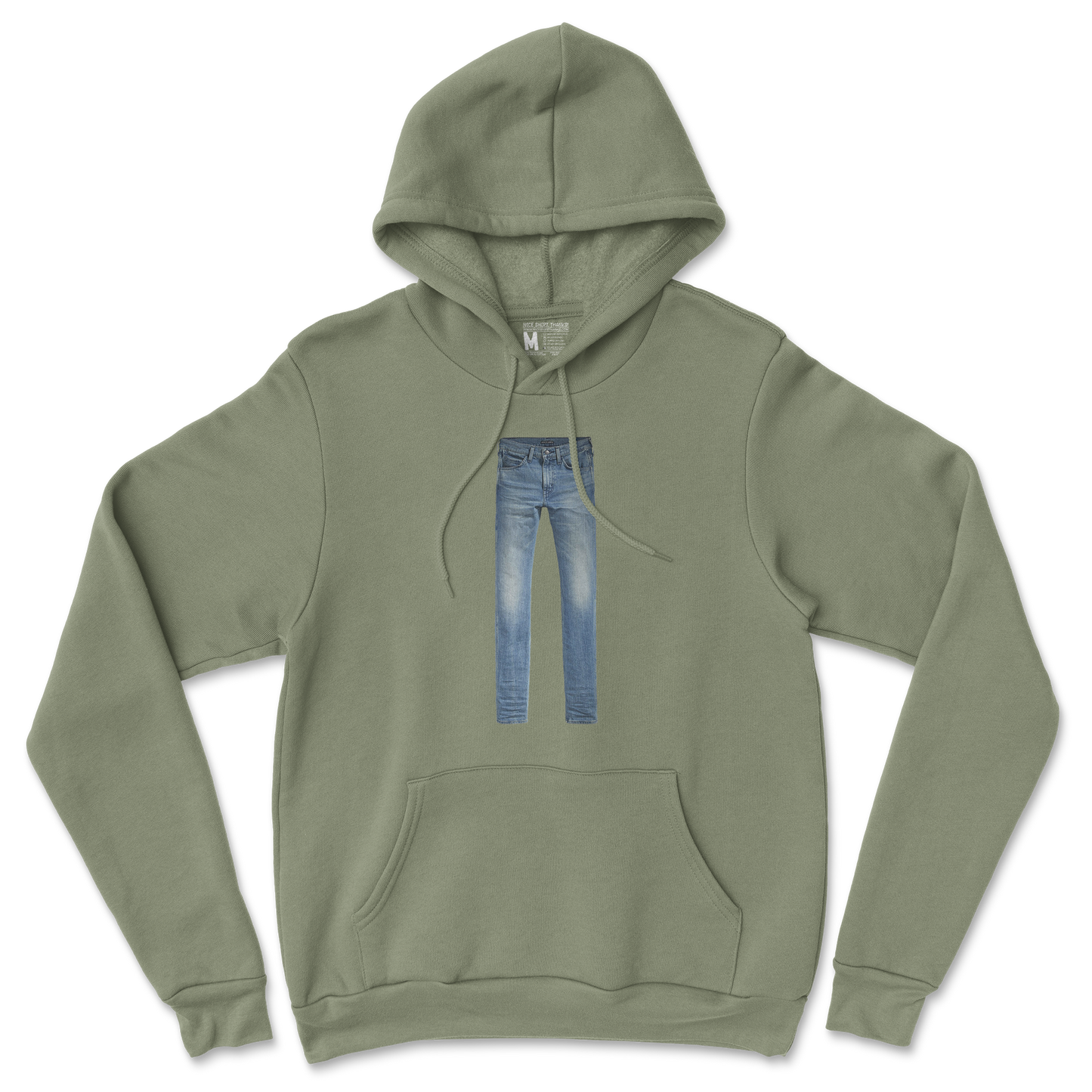 Gildan SoftStyle Hoodie Pants in Military Green