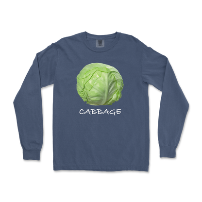 Comfort Colors Long Sleeve Cabbage in Midnight