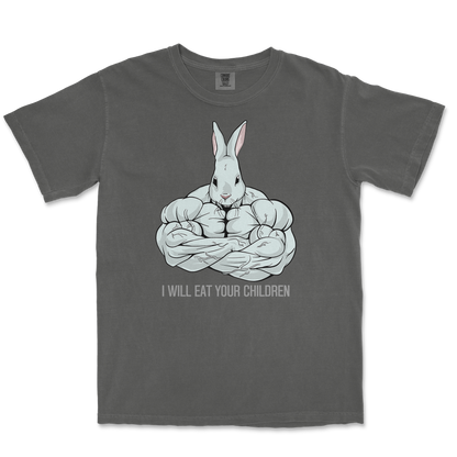 Comfort Colors T-Shirt Scary Rabbit in Pepper