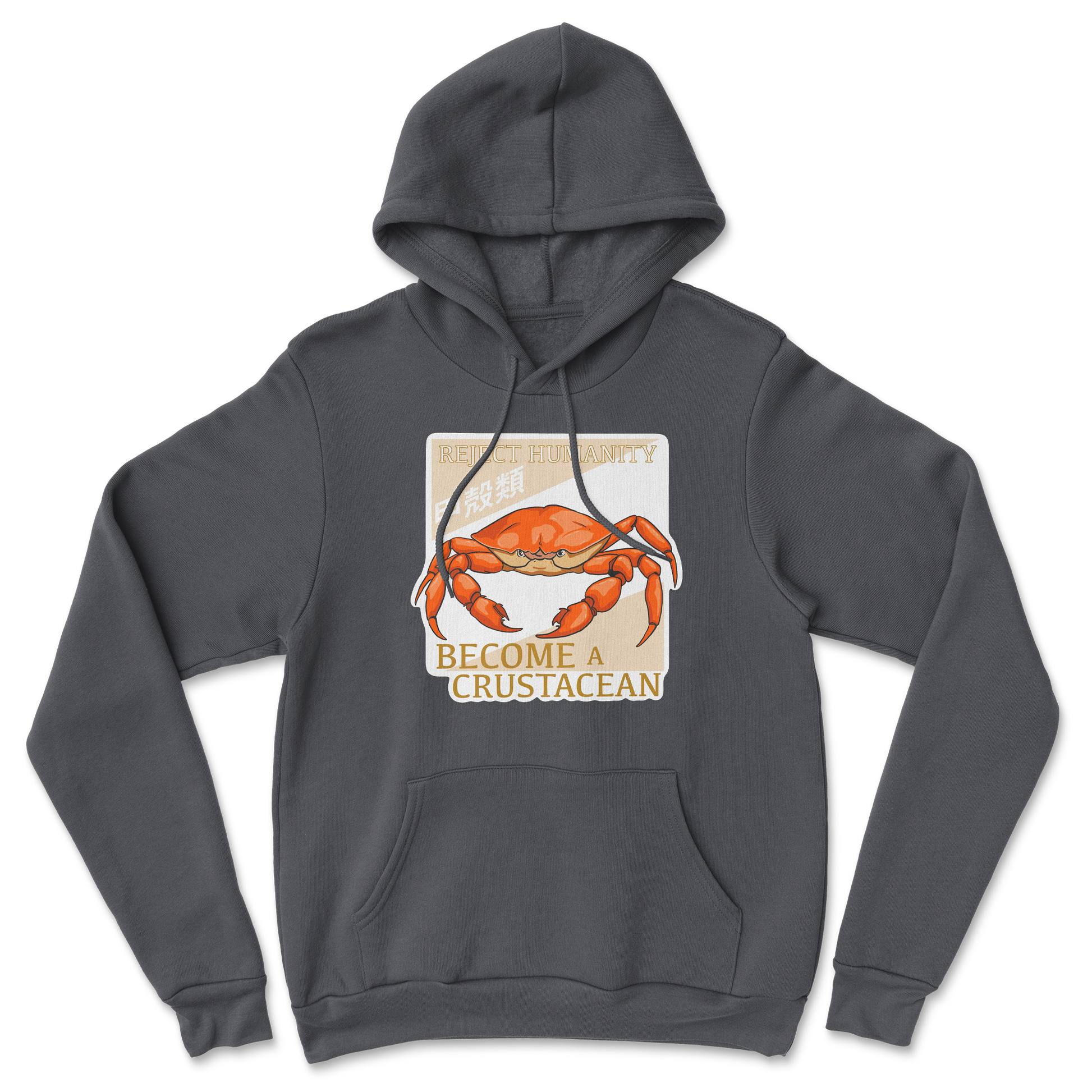 Heavy Blend Hoodie Embrace the Crab in Black