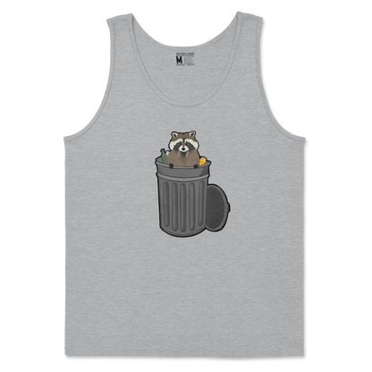 Gildan SoftStyle Tank Top Trash Panda Enthusiast in Sports Grey