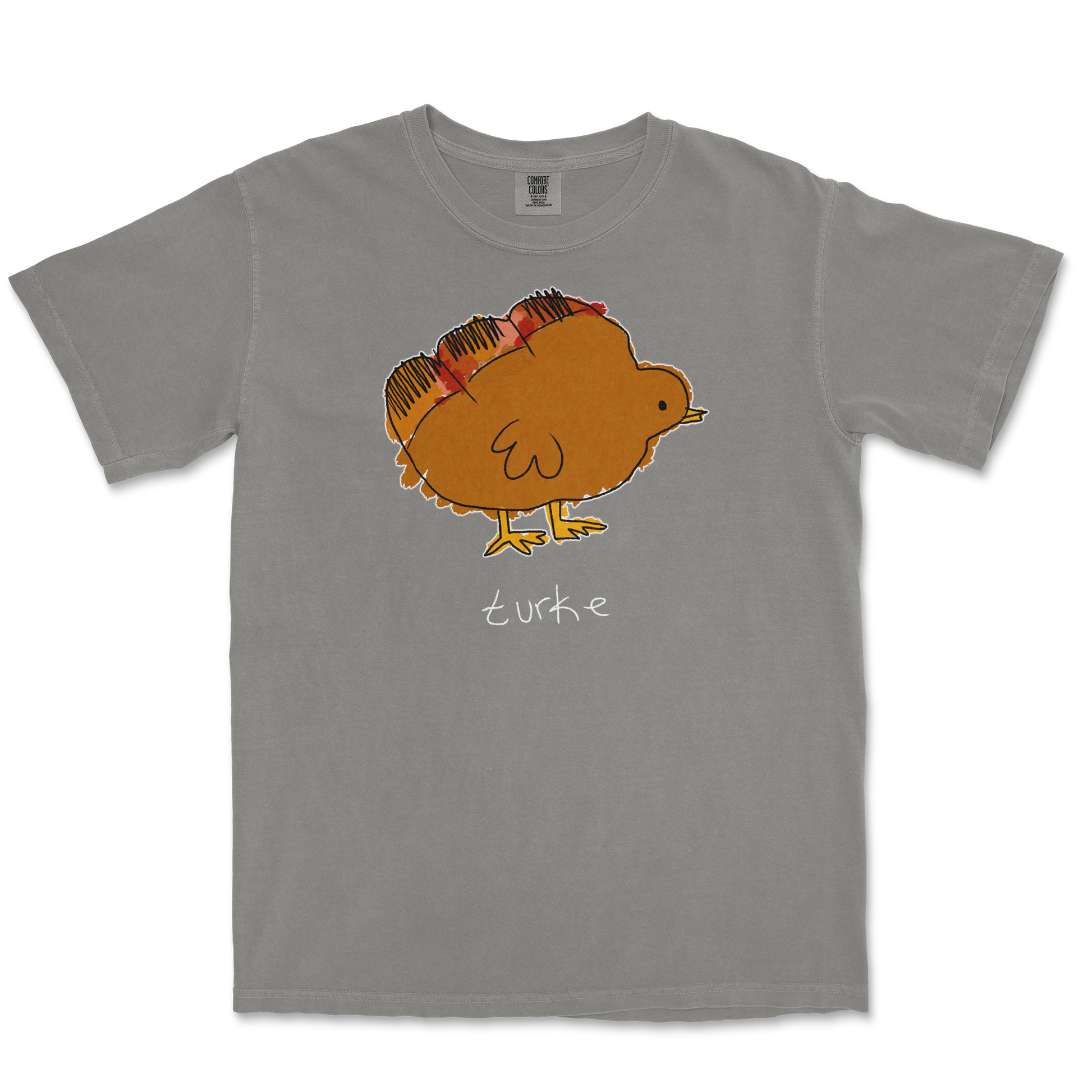 Comfort Colors T-Shirt Turke in Grey