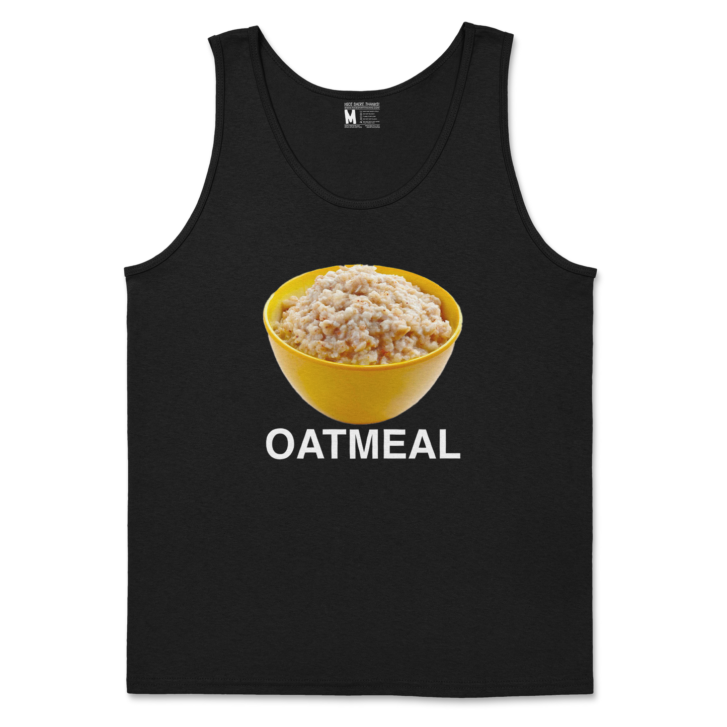 Gildan SoftStyle Tank Top Oatmeal in Black