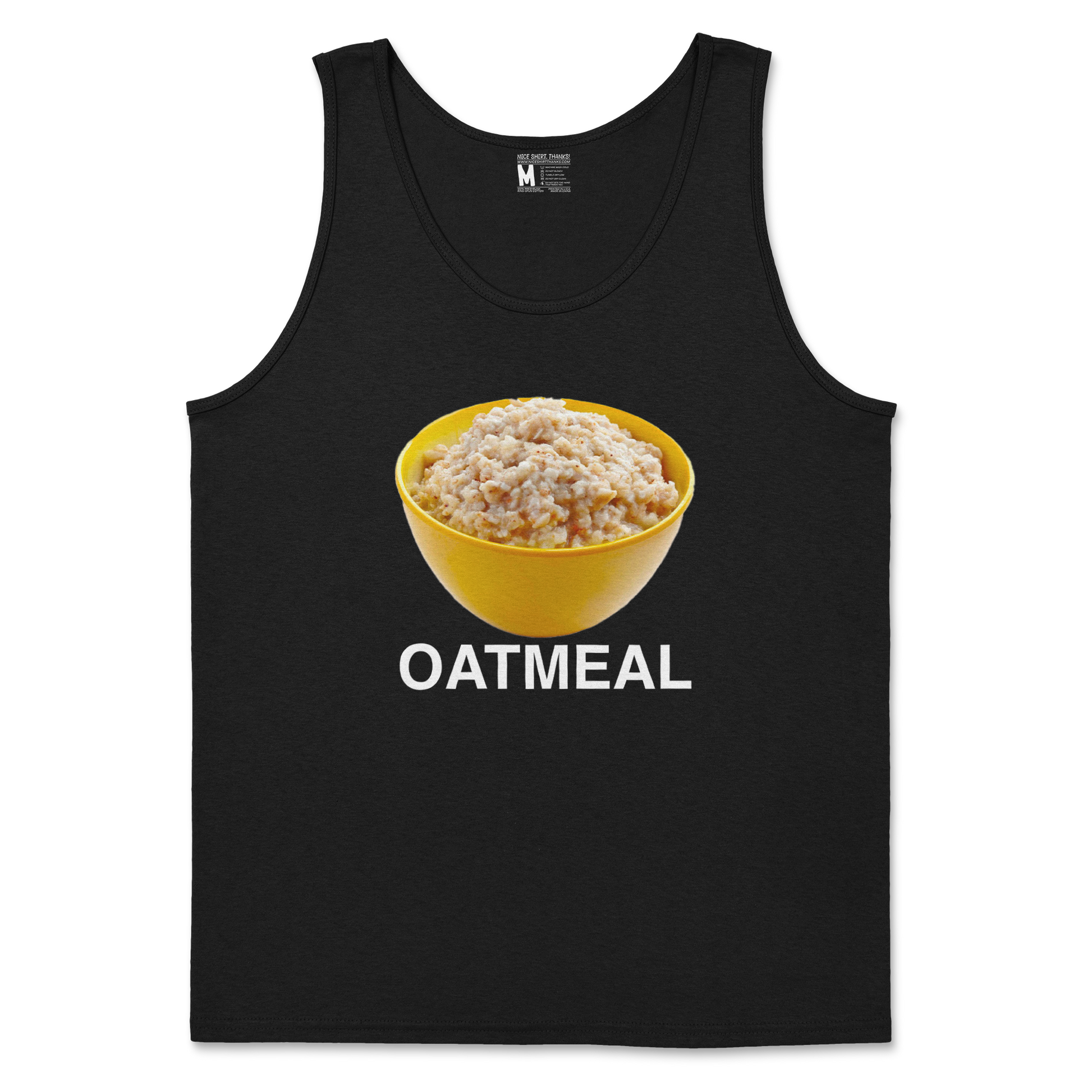 Gildan SoftStyle Tank Top Oatmeal in Black