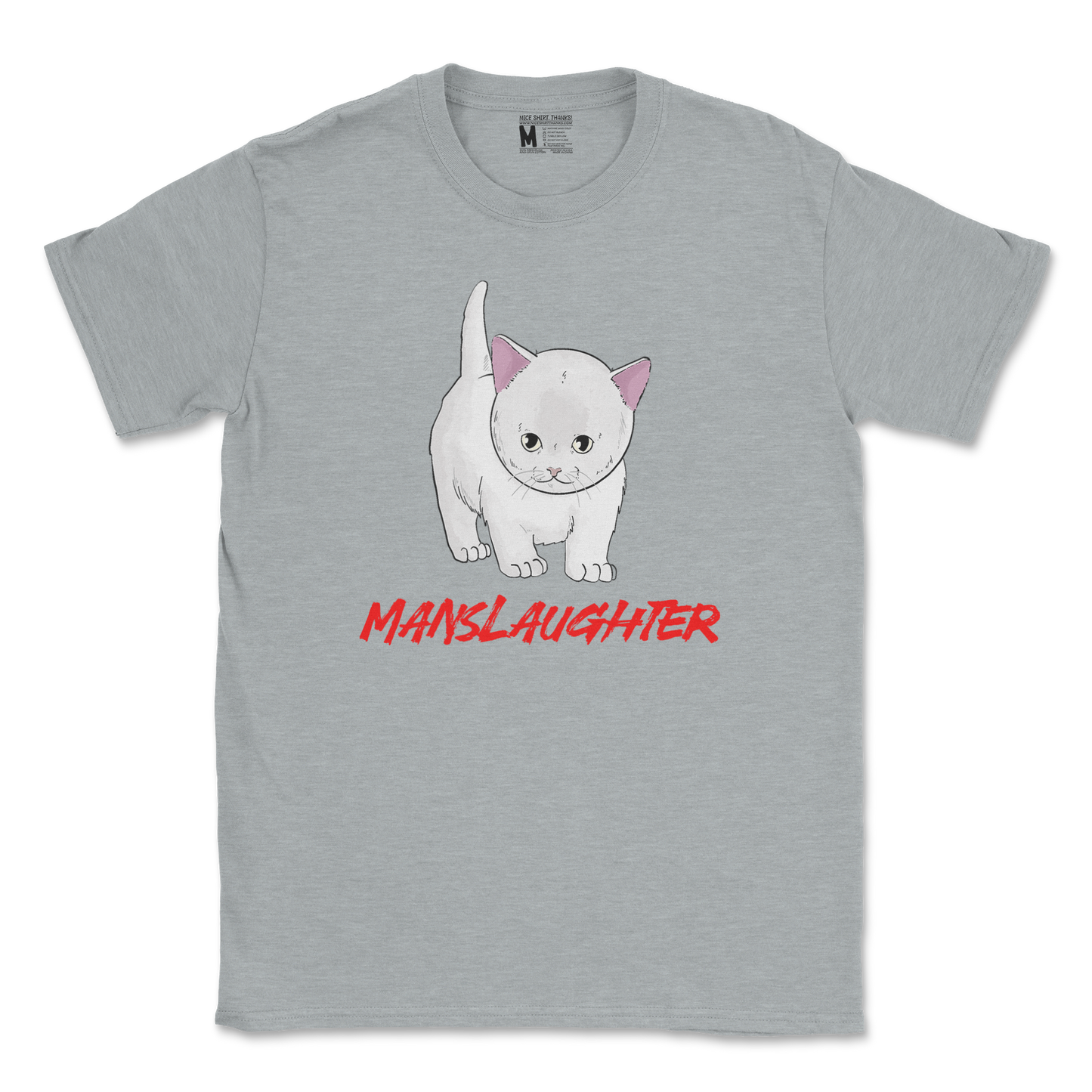 Gildan SoftStyle T-Shirt Manslaughter in Sports Grey