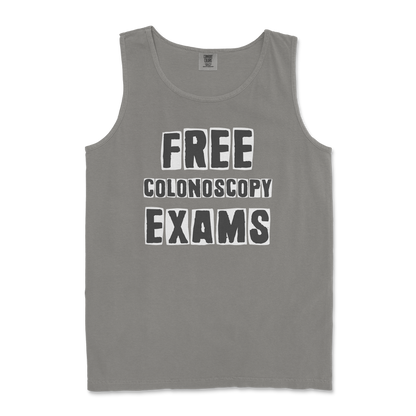 Comfort Colors Tank Top Free Colonoscopy Exams in Grey