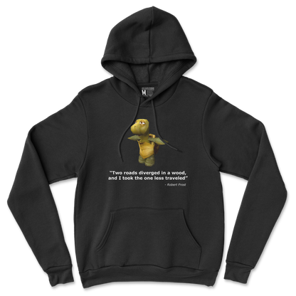 Gildan SoftStyle Hoodie Robert Frost Quote in Back