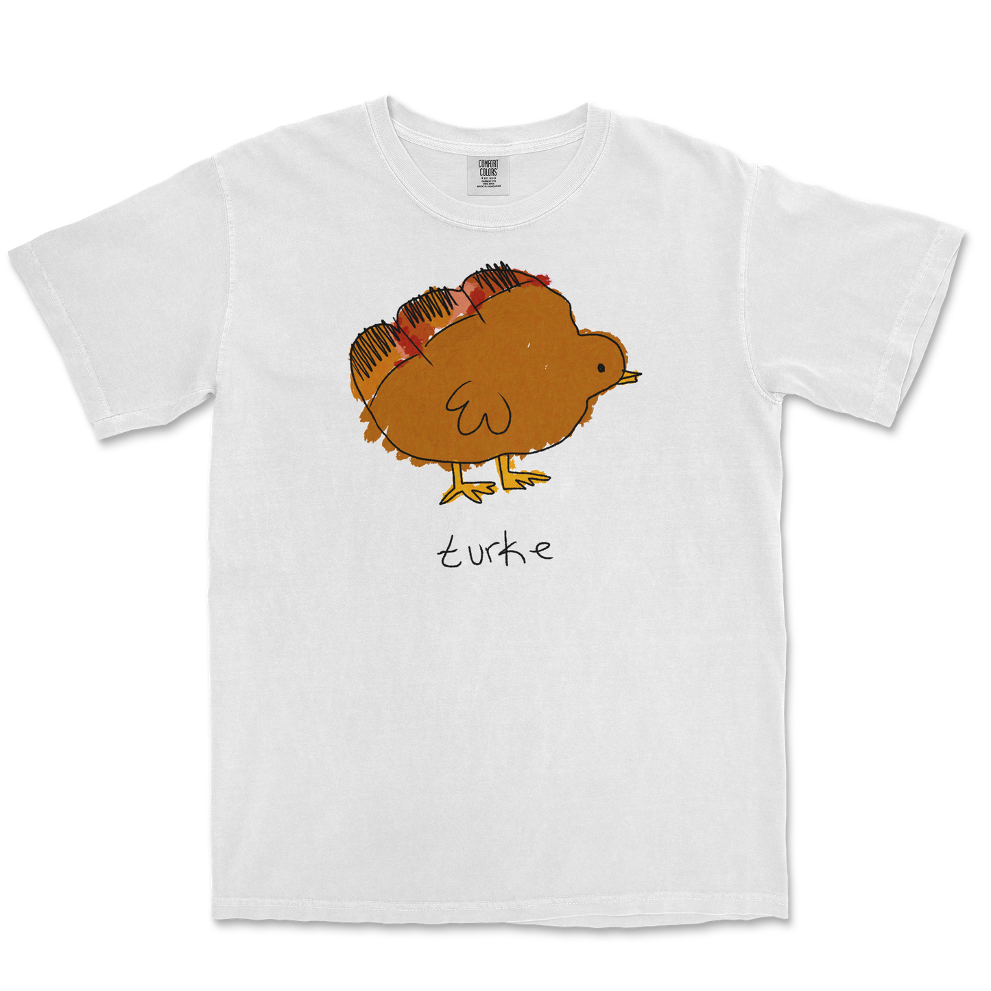 Comfort Colors T-Shirt Turke in White