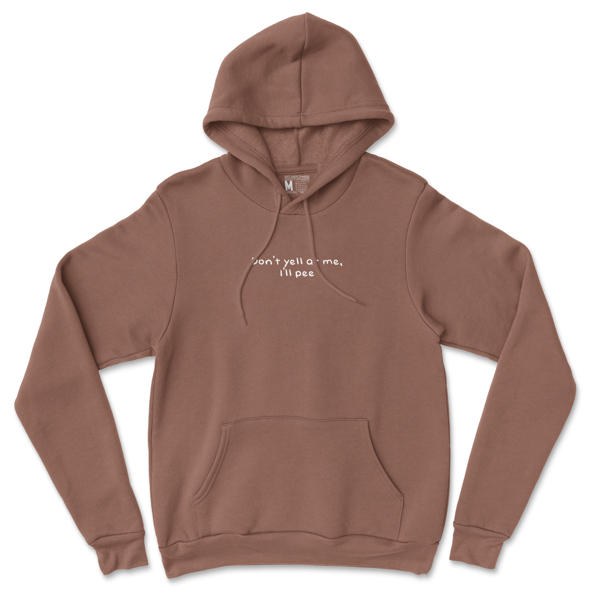 Gildan SoftStyle Hoodie Dont Yell in Cocoa