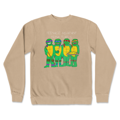 Independent Clothing Co. Crew Neck Ninja Turtles in Sandstone