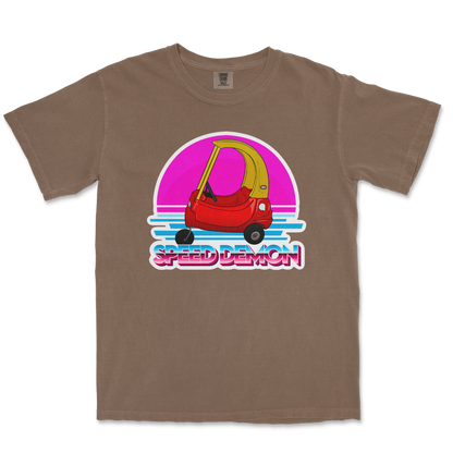 Comfort Colors T-Shirt Speed Demon  in Espresso