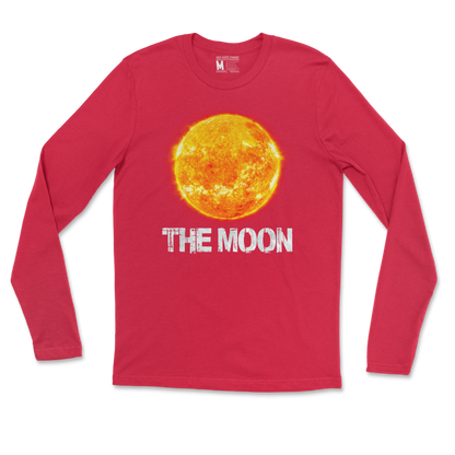 Heavy Blend Long Sleeve the moon in Red