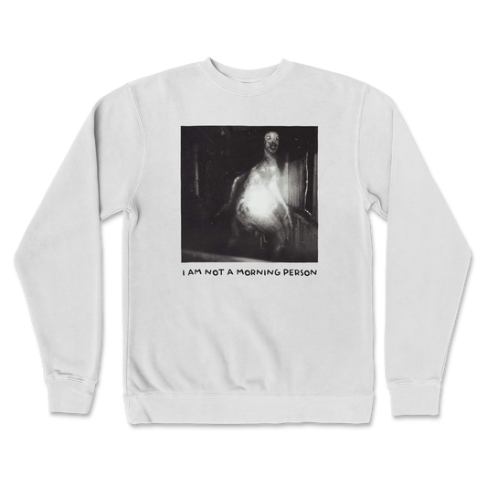 Independent Clothing Co. Crew Neck Not A Morning Person in White