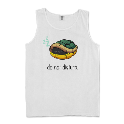 Comfort Colors Tank Top Sleepin Turtle in White