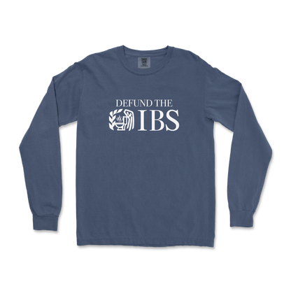 Comfort Colors Long Sleeve Defund The IBS in Midnight