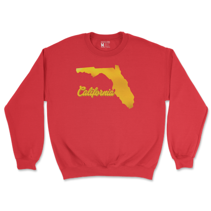 Gildan SoftStyle Crew Neck California in Red