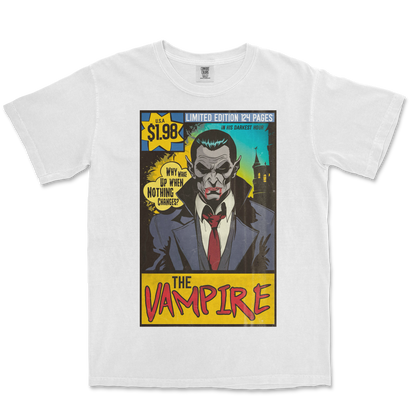 Comfort Colors T-Shirt Sad Vampire in White