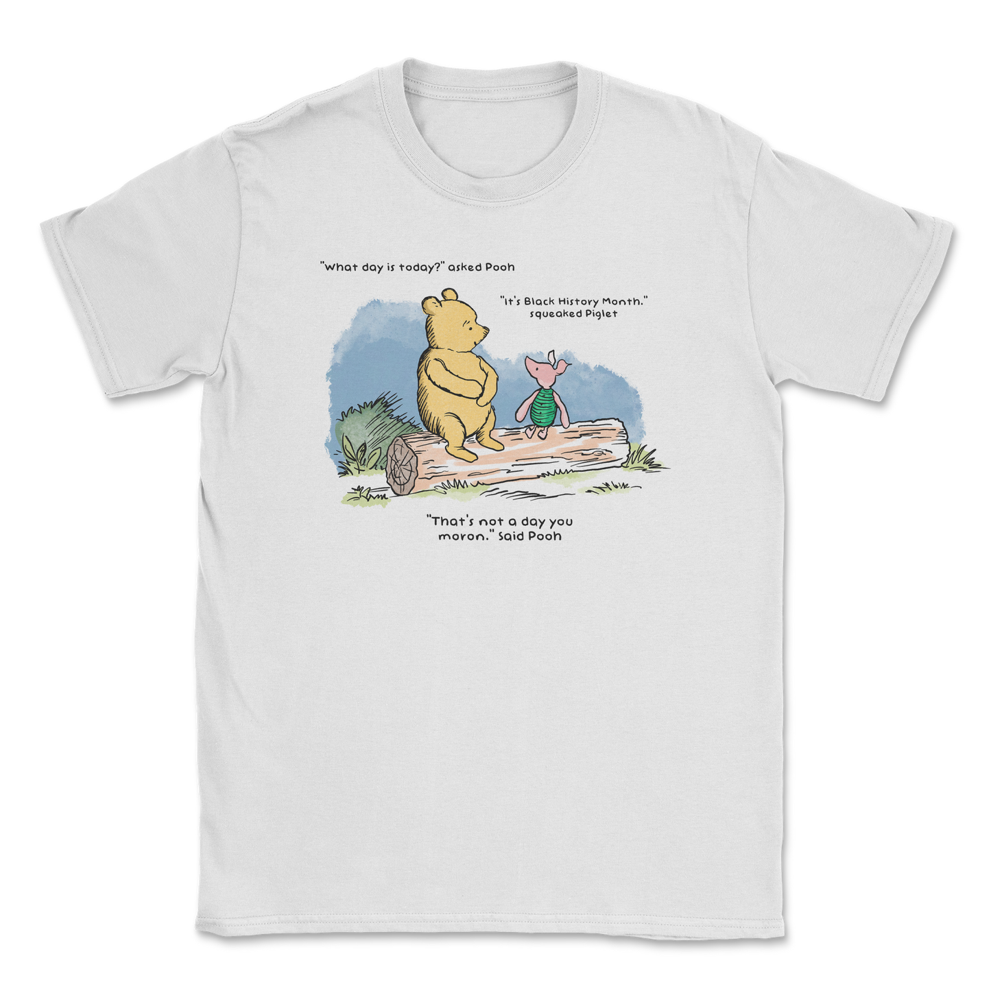 The Nice Shirt T-Shirt Winnie the Pooh  in White