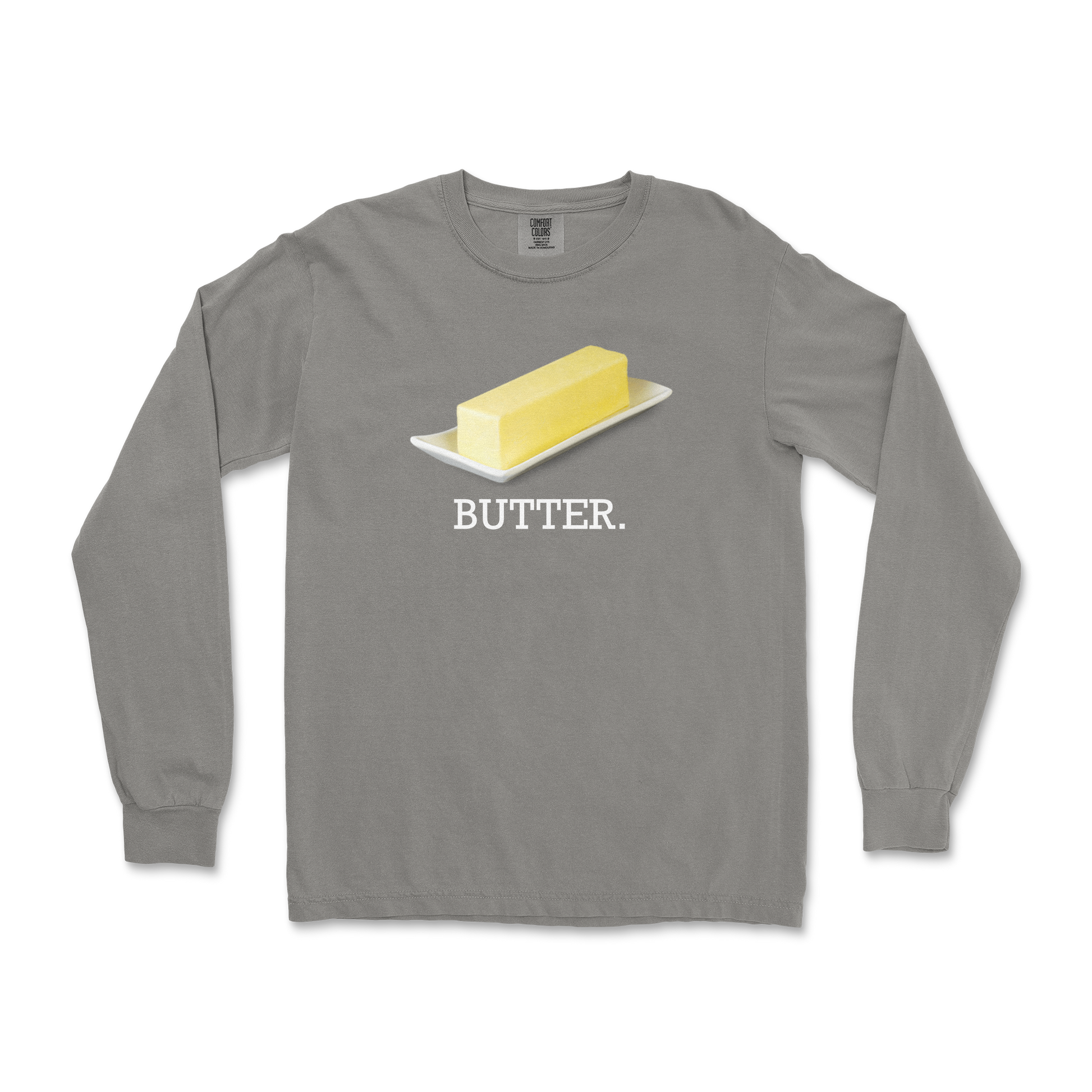 Comfort Colors Long Sleeve Butter in Grey