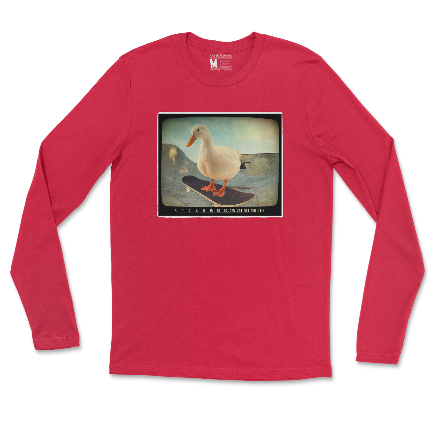 Gildan SoftStyle Long Sleeve Do A Flip in Red