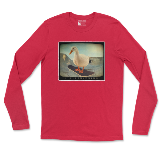 Gildan SoftStyle Long Sleeve Do A Flip in Red