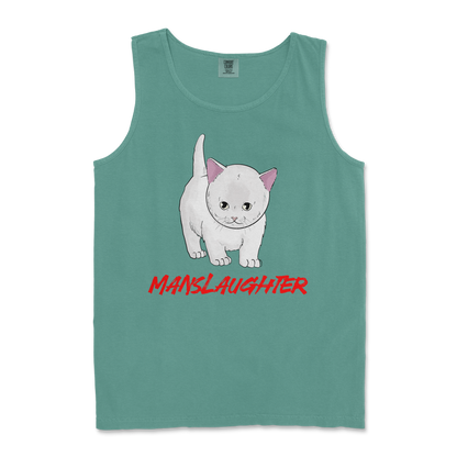 Comfort Colors Tank Top Manslaughter in LightGreen