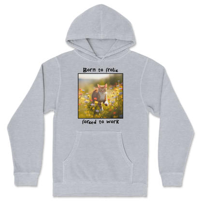 Independent Clothing Co. Hoodie Born to Frolic  in Grey-Heather