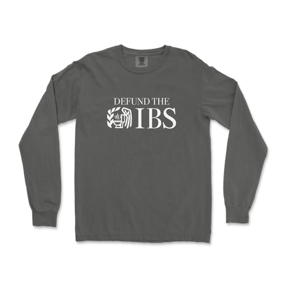 Comfort Colors Long Sleeve Defund The IBS in Pepper