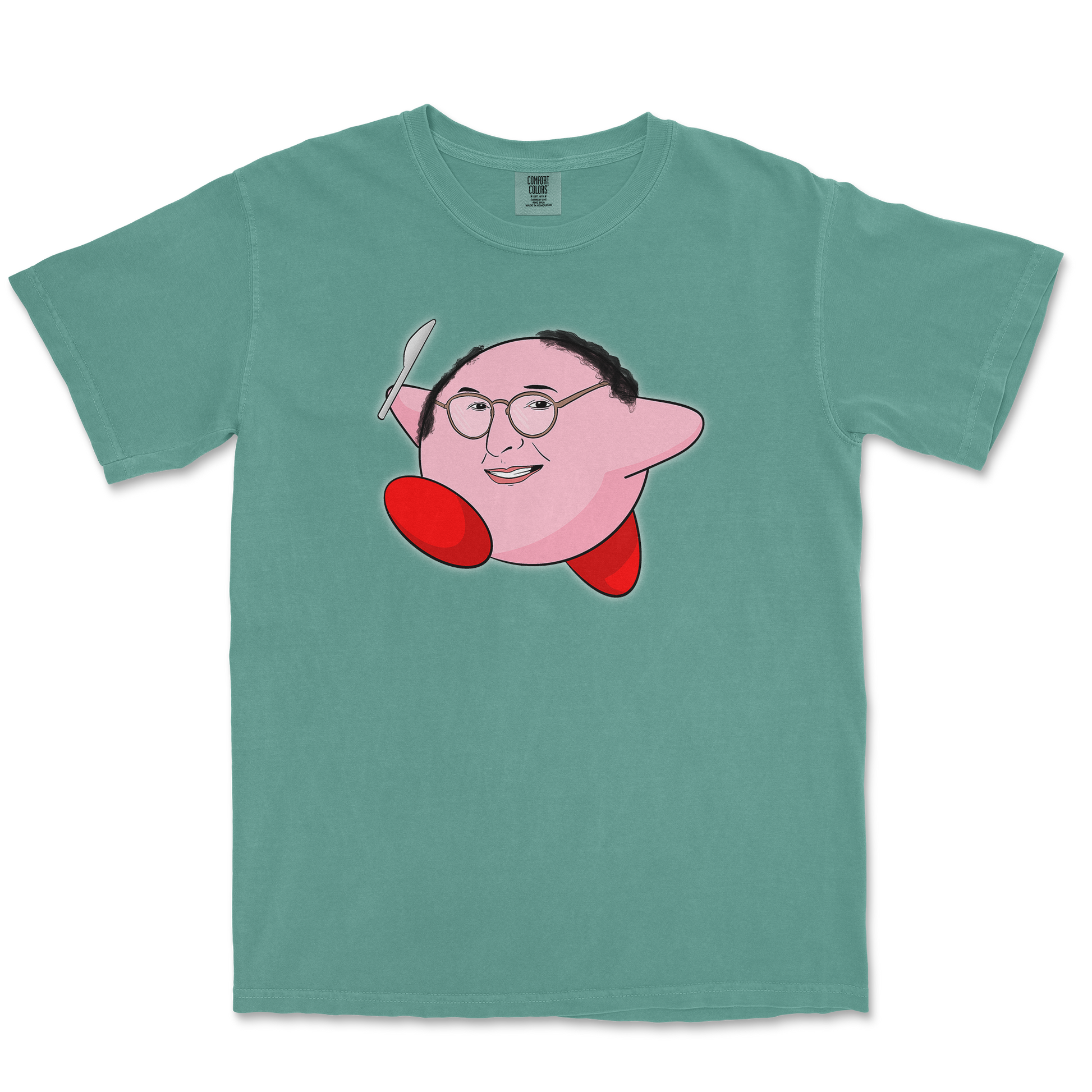 Comfort Colors T-Shirt Kirby George in LightGreen