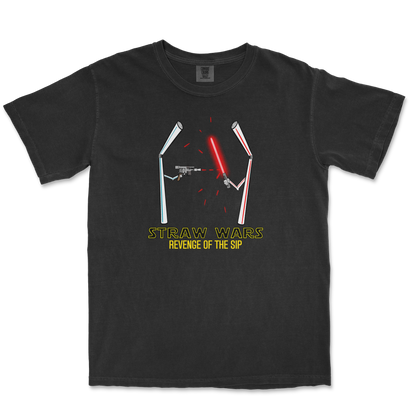 Comfort Colors T-Shirt Straw Wars in Black