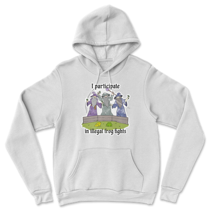 The Nice Shirt Hoodie Wizard Activities  in White