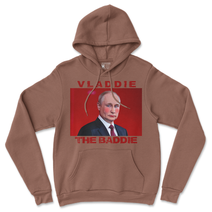 Gildan SoftStyle Hoodie Vladdie The Baddie in Cocoa